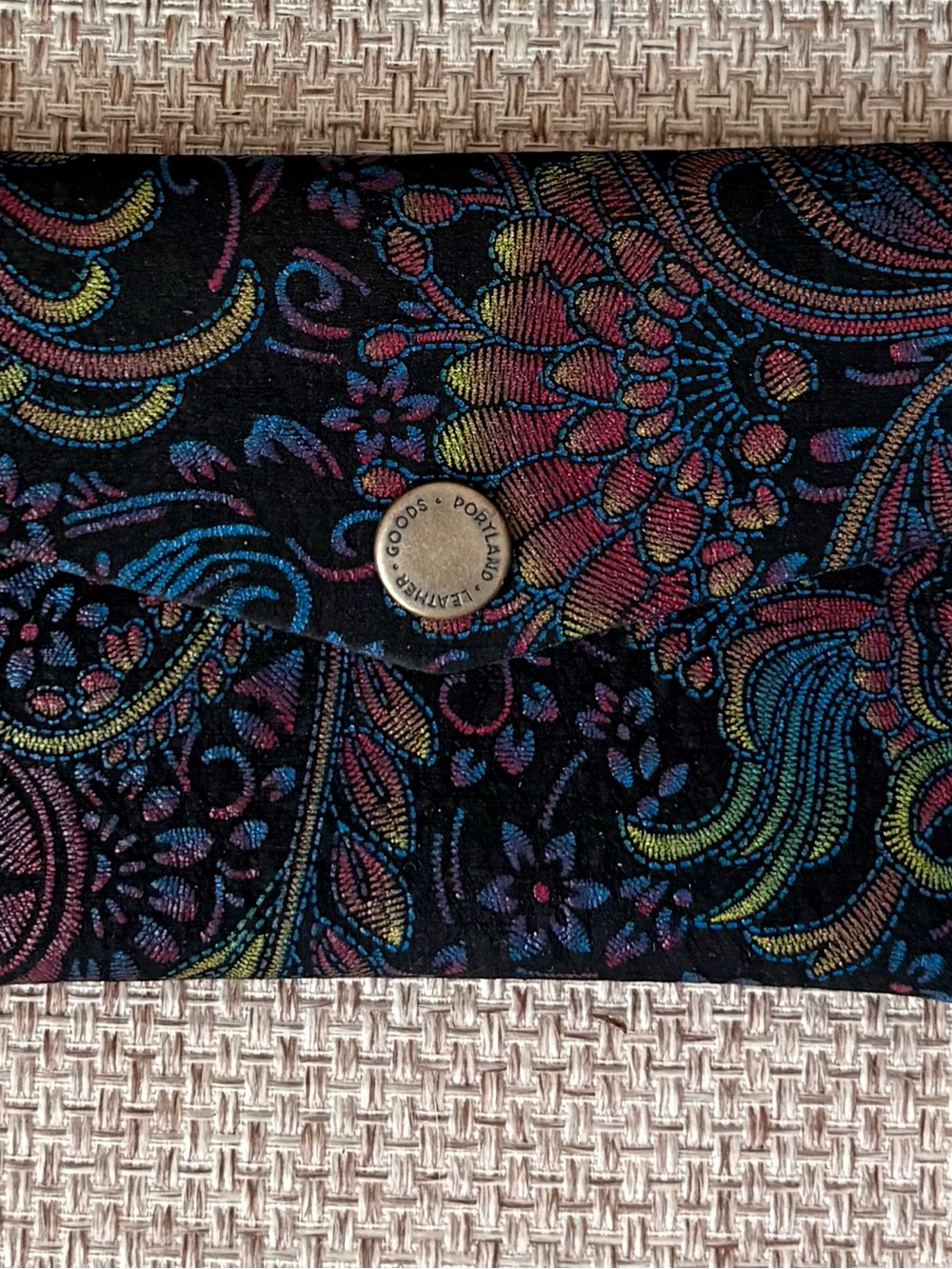 Portland Leather Goods Mini Envelope in Carnival